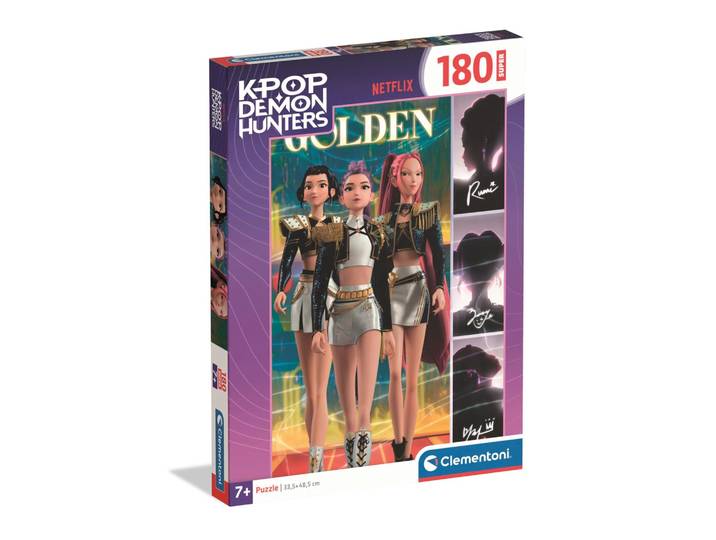Puzzle 180 pièces Super K-Pop Demon Hunters CLEMENTONI
