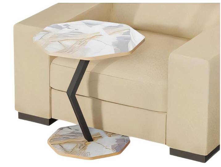 JVmoebel Beistelltisch Mehrfarbiger Holz-Tisch im modernen Design mit stabiler Konstruktion (1-St), Made in Europe