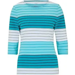JOY Damen Shirt LUANA 3/4 Arm Shirt, Größe 46 in Blau Blau