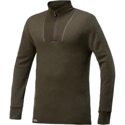Unterhemd Zip Turtleneck 400 g/qm Unisex Pine Green 3XL