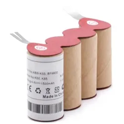 Akku für Kärcher Akkubesen K50, K55, K85, wie 1.258-101, ABS-K55, BF9900, 4.8 V, 1500 mAh