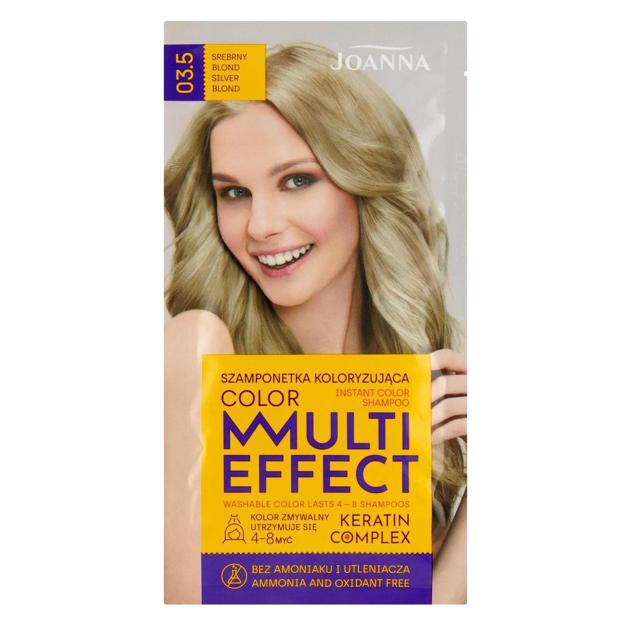 Joanna Multi Effect Keratin Complex Color Instant Color Shampoo 03.5 Silveronde 35G (Flüssiges Shampoo) (33425950)