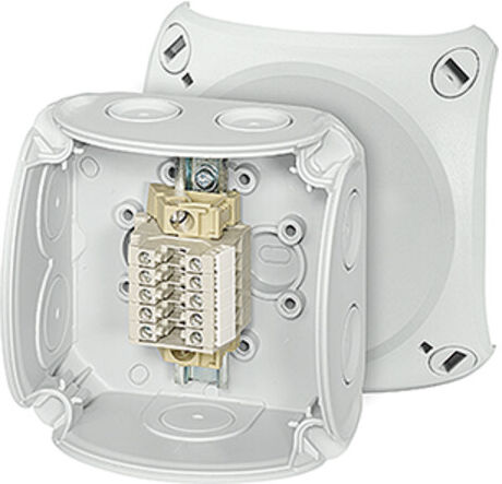 Hensel Boîtier de bornes en rangée 5 bornes 2,5 mm² RK 0205 T (62000172)