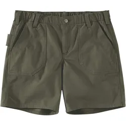 Carhartt Rugged Flex Relaxed Fit Canvas Work Damen Shorts 2