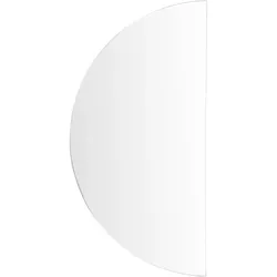BADSPIEGEL mit LED-Beleuchtung halbrund 60/120 cm Loue