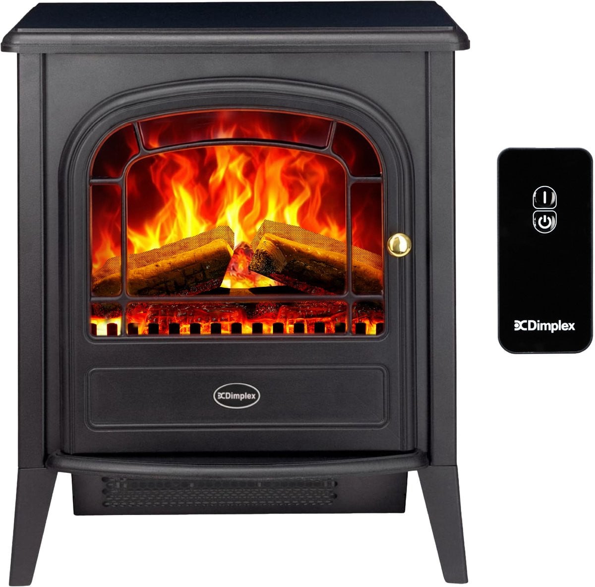 Dimplex Club Sfeerhaard Elektrisch - Vrijstaande elektrische haard met Optiflame LED-vlameffect, 2000W verwarming en afstandsbediening