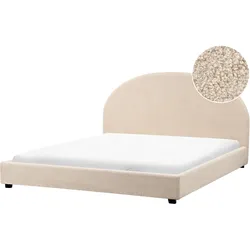 BETT mit Lattenrost 180/200 cm Beige Vaucluse