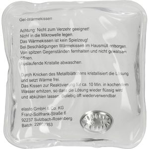 Böttcher-AG Handwärmer transparentes Quadrat, 10 x 10 cm, zum Knicken, wiederverwendbar