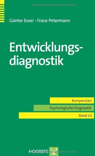 Günter Esser - Entwicklungsdiagnostik - Preis vom 11.10.2026 15:43:13 h