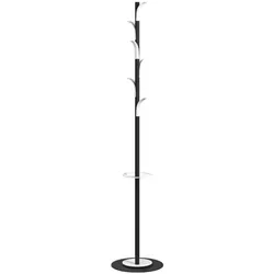 Paperflow Garderobe »Palm Springs Mainly Black« 6 Haken weiß, 35x175x35 cm