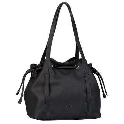 Shopper GABOR "Malu", Damen, Gr. B/H/T: 35cm x 29cm x 18cm, schwarz, Polyurethan (PU), Taschen Shopper