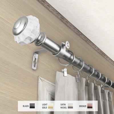 InStyleDesign Allison 1 inch Diameter Adjustable Curtain Rod