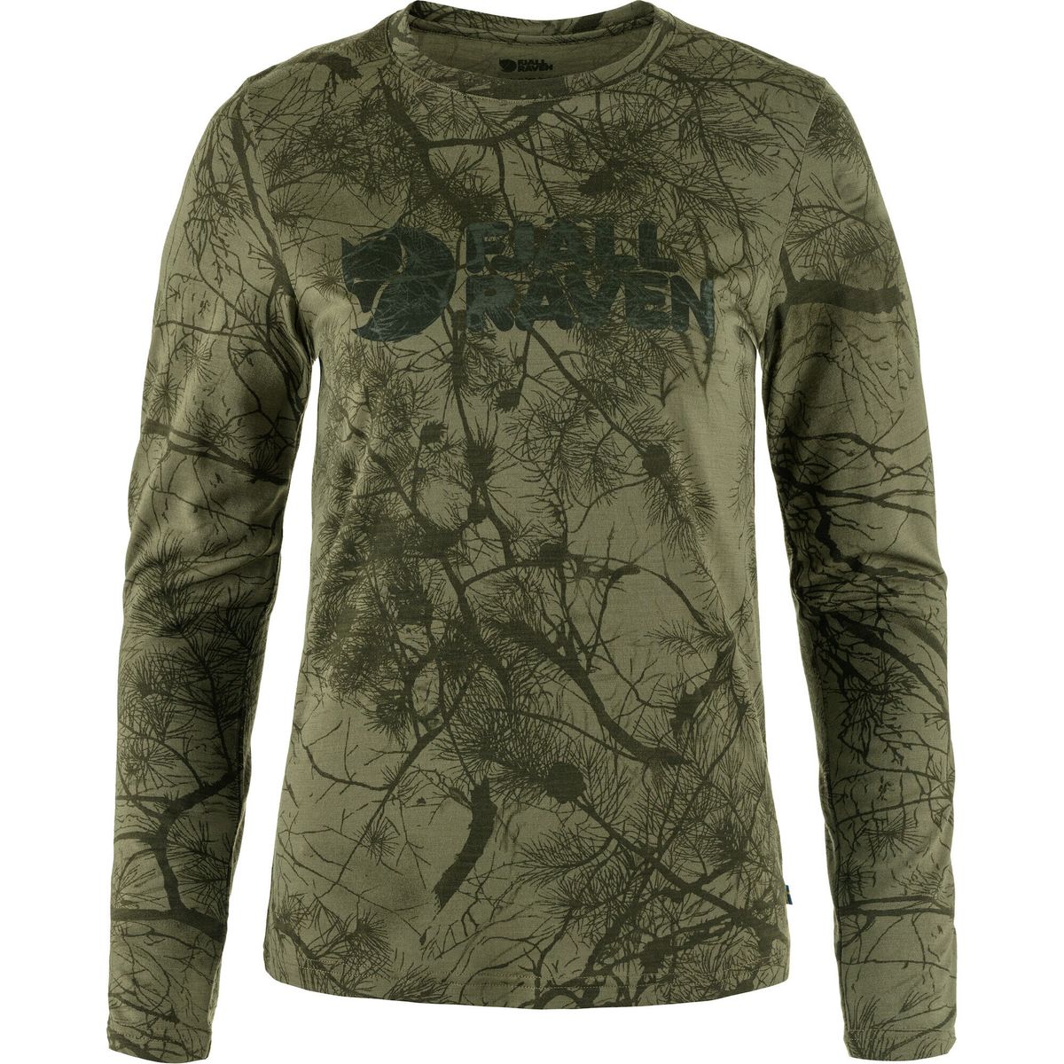 Fjällräven Värmland Wool LS W green camo (626) M F87136-626-M