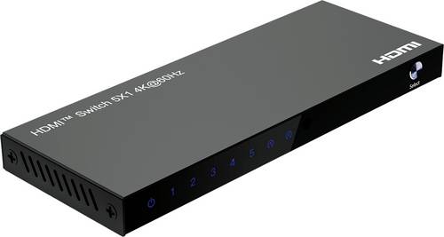 Roline HDMI-Switch mit Fernbedienung Schwarz