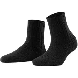 FALKE Damen FALKE Bedsock Rib SO, Größe 39-42 in Schwarz 3009