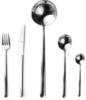 Mepra Movida Flatware Set - 49 Pieces - Stainless Steel