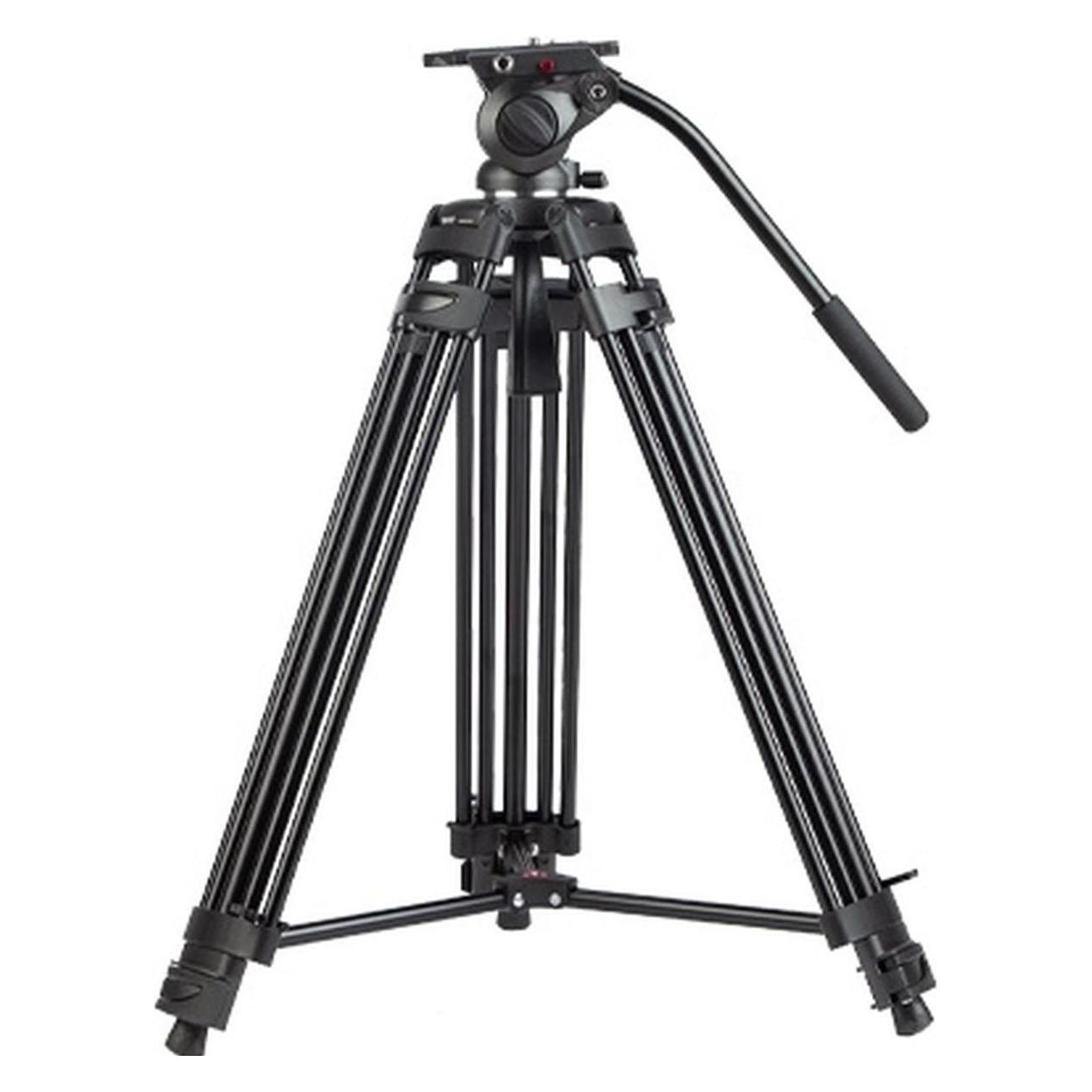 Swit TOWER100 | Aluminum Camera Tripod KIT, with TH100A Fluid Video Head, Mid-level Spreader, 1 (Metall) (TOWER100)