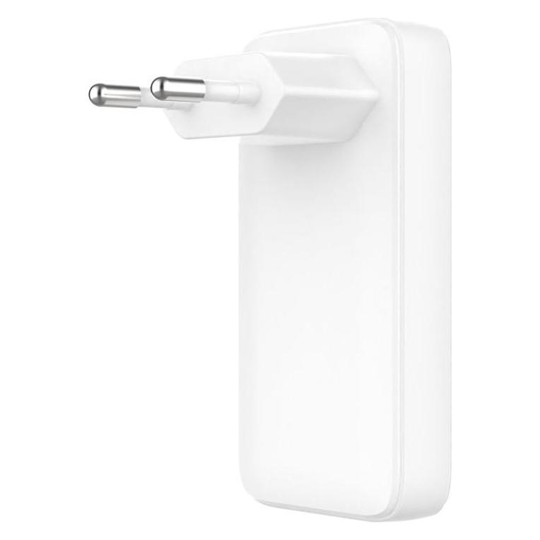 Fixed 2fach USB-C Travel Charger, GaN 45W (45 W, 2 Ports) (FIXCG45S-2C-WH)