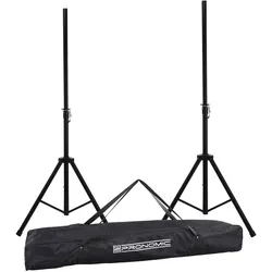 McGrey SPS-1 Lautsprecherstativ Stahl mit Tasche 2x Set