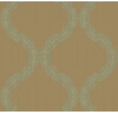 Seabrook Designs Eleonore Ogee Unpasted Wallpaper