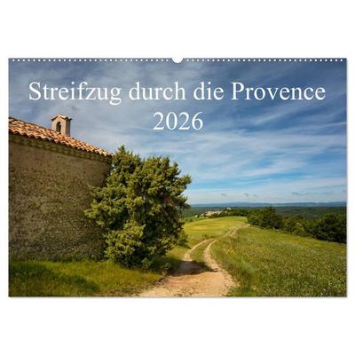 Streifzug durch die Provence (Wandkalender 2026 DIN A2 quer), CALVENDO Monatskalender