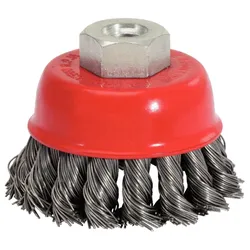 KS Tools Rostfreie Stahldrahttopfbürste 0,5mm - 340.0026