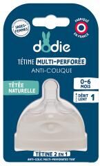 Dodie Tétine Multi-Perforée Anti-Colique D1 0-6M - Boîte 1 tétine