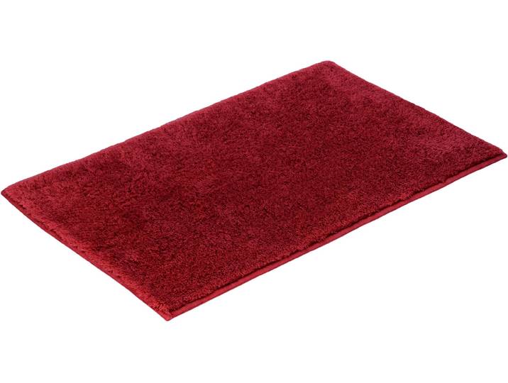 Badematte VOSSEN Timeless , rot (rubin), H:10mm, Polyacryl, Badematten, Badematte