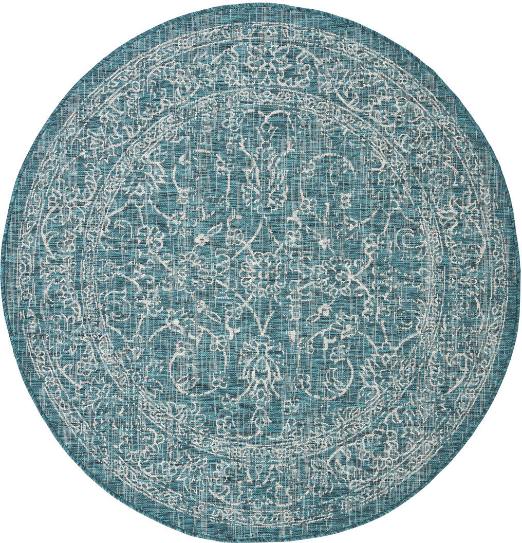ClassicLiving Abhik Indoor/Outdoor Rug Turquoise Rectangle 160 x 231 cm