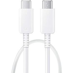 Samsung Ladekabel EP-DN975BWEGWW, weiß, 1m, USB-C auf USB-C, 100W Schnellladekabel