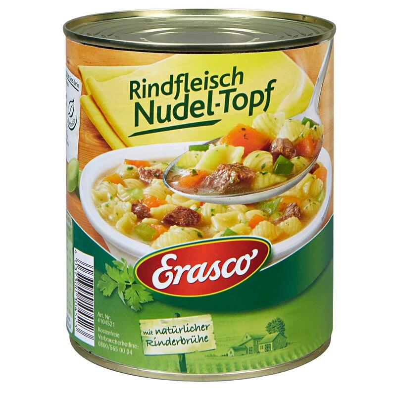 Erasco Rindfleisch Nudel Eintopf 800,0 g 128481002