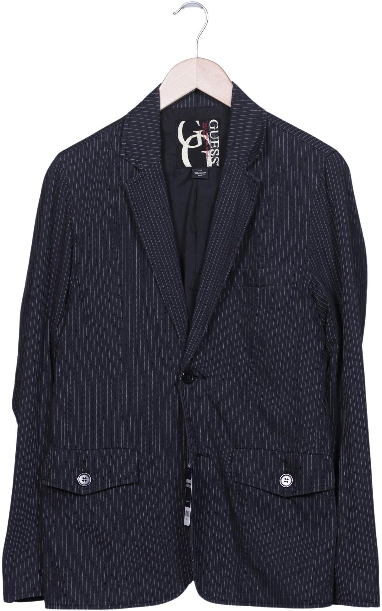 Guess Herren Sakko, Marineblau, Gr. S, Baumwolle - Second Hand