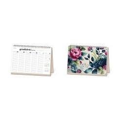 Interdruk Wochenkalender für den Schreibtisch 2027 Blumen (78585724)