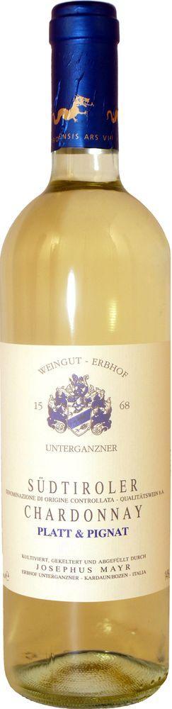 Chardonnay Platt & Pignat DOC 2025 Erbhof Unterganzner