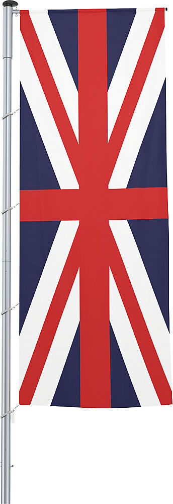 Auslegerflagge/Länder-Fahne, Format 1,2 x 3 m, Großbritannien Mannus