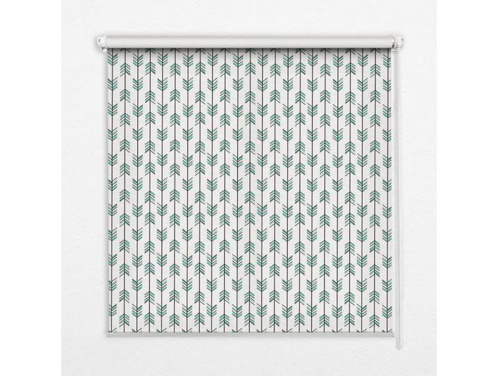 INNENROLLO - Fensterrollo - Rollo - 60x40 cm - Kleine bunte Tannen