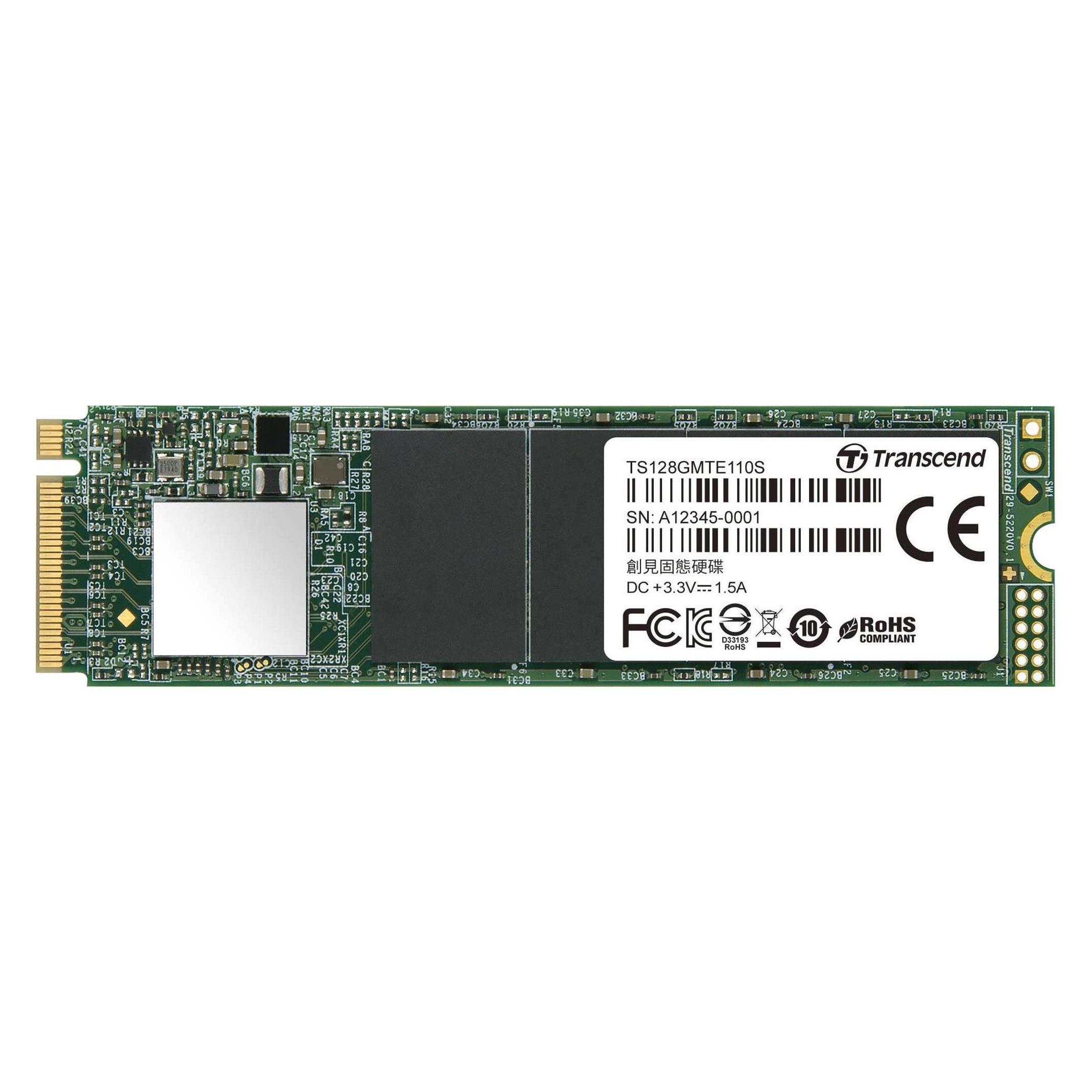 Transcend 110S (128 GB, M.2 2280) (TS128GMTE110S)