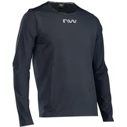 Northwave, Herren, Velotrikot, Cycling Crew Pro Langarmtrikot (XL), Schwarz, XL