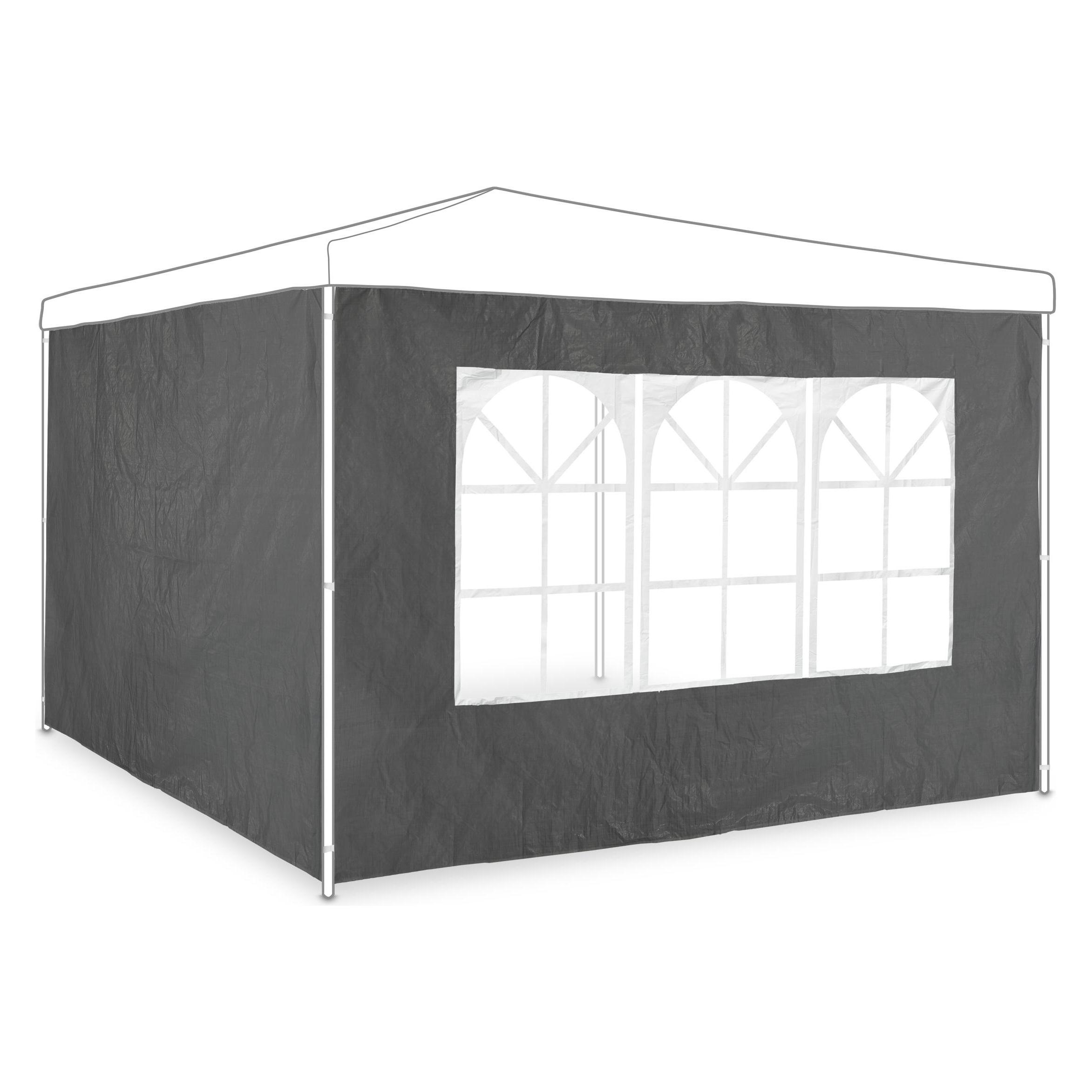 Relaxdays 2x Pavillon Seitenwand (300 cm, 300 cm) (4052025358679)