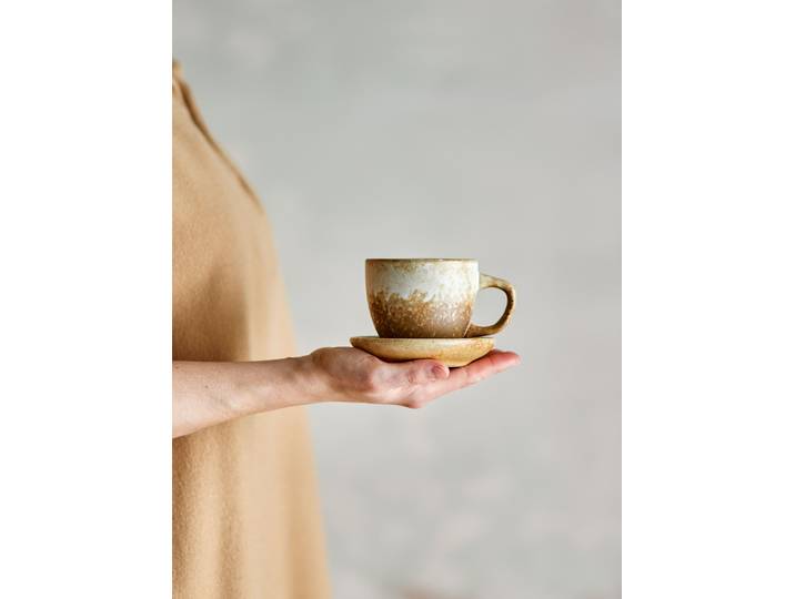 Set de tasses Brenta 4 pièces Ø 11cm Beige/Marron