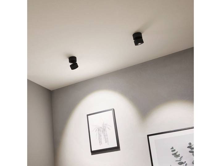 Spircle Spotlight Matt Schwarz - Paulmann - Wohnzimmer - Modern - Metall