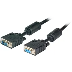 EFB K5327SW.3V2 SVGA/HDTV Verlängerung, 2xHDSUB15, St/Bu, schwarz, 3m K5327SW3V2