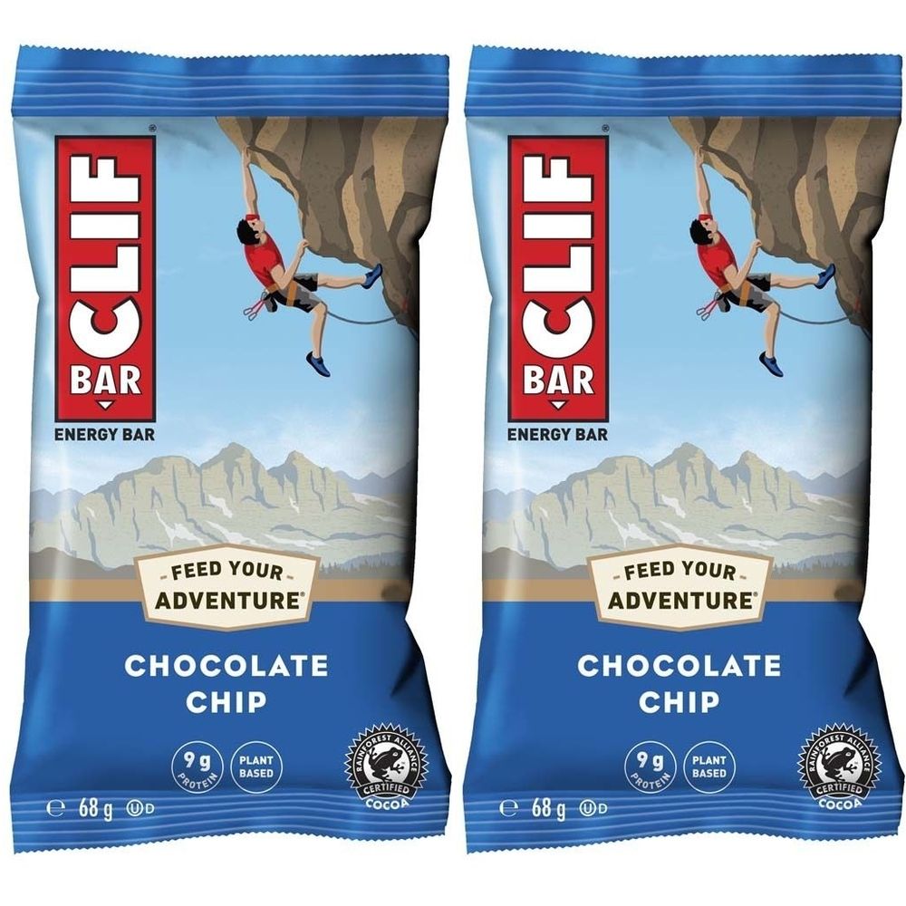 2x Clif Bar Chocolate Chip 2x68 g Riegel