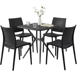 Gartenmöbel-Set Amino mit 4 Stühlen