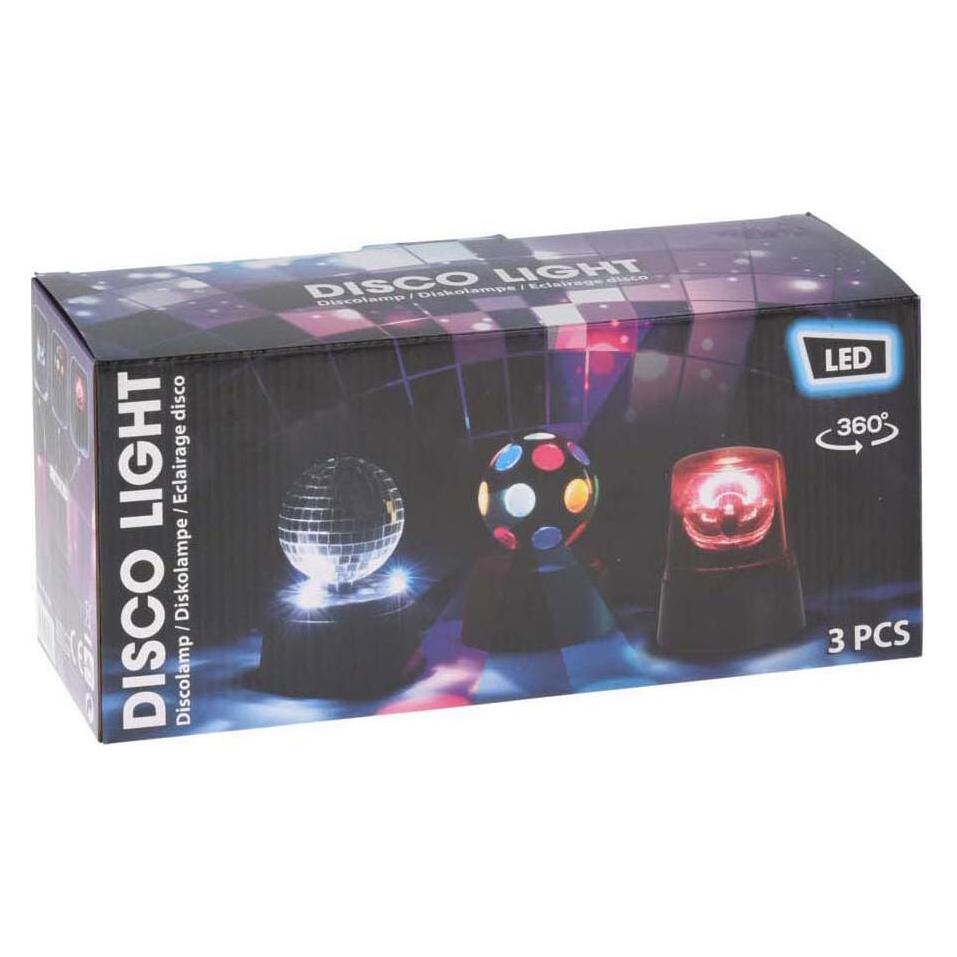 Partylicht, 3er-Set, Diskolampe (3 Stk.) (43855789)