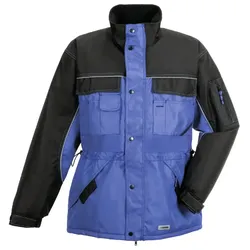 Winter Parka "DUST" Outdoor - L - royalblau/schwarz
