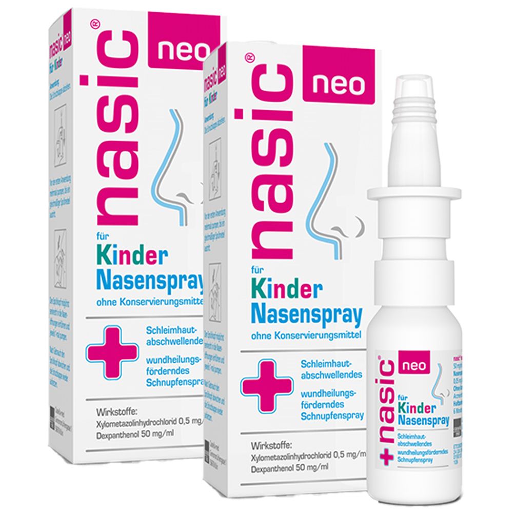 Nasic neo für Kinder Nasenspray Doppelpack 2x10 ml