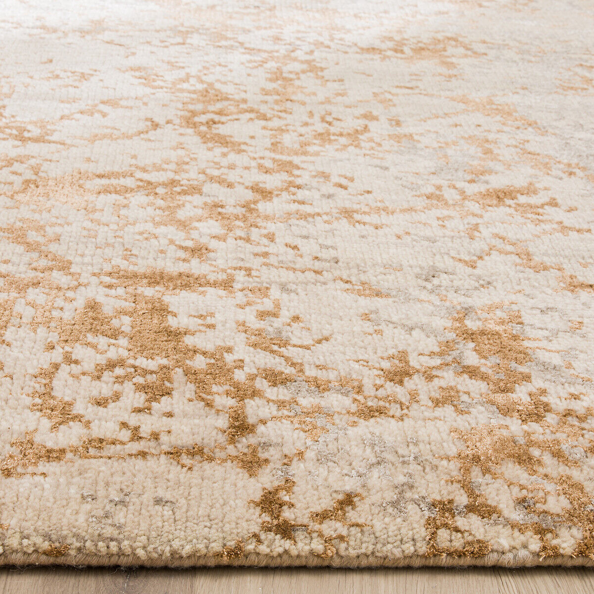 AM.PM Tapis laine et Tencel™, noué main, Cryosol