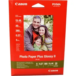 Canon Photo Paper Plus Glossy II  PP-201  2311B018  13x18cm  20 Blatt  265g