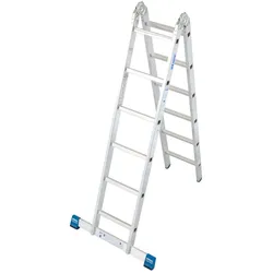 Krause STABILO Sprossen-Gelenk-DoppelLeiter 2x6 Sprossen